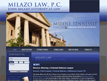 Tablet Screenshot of milazolaw.com